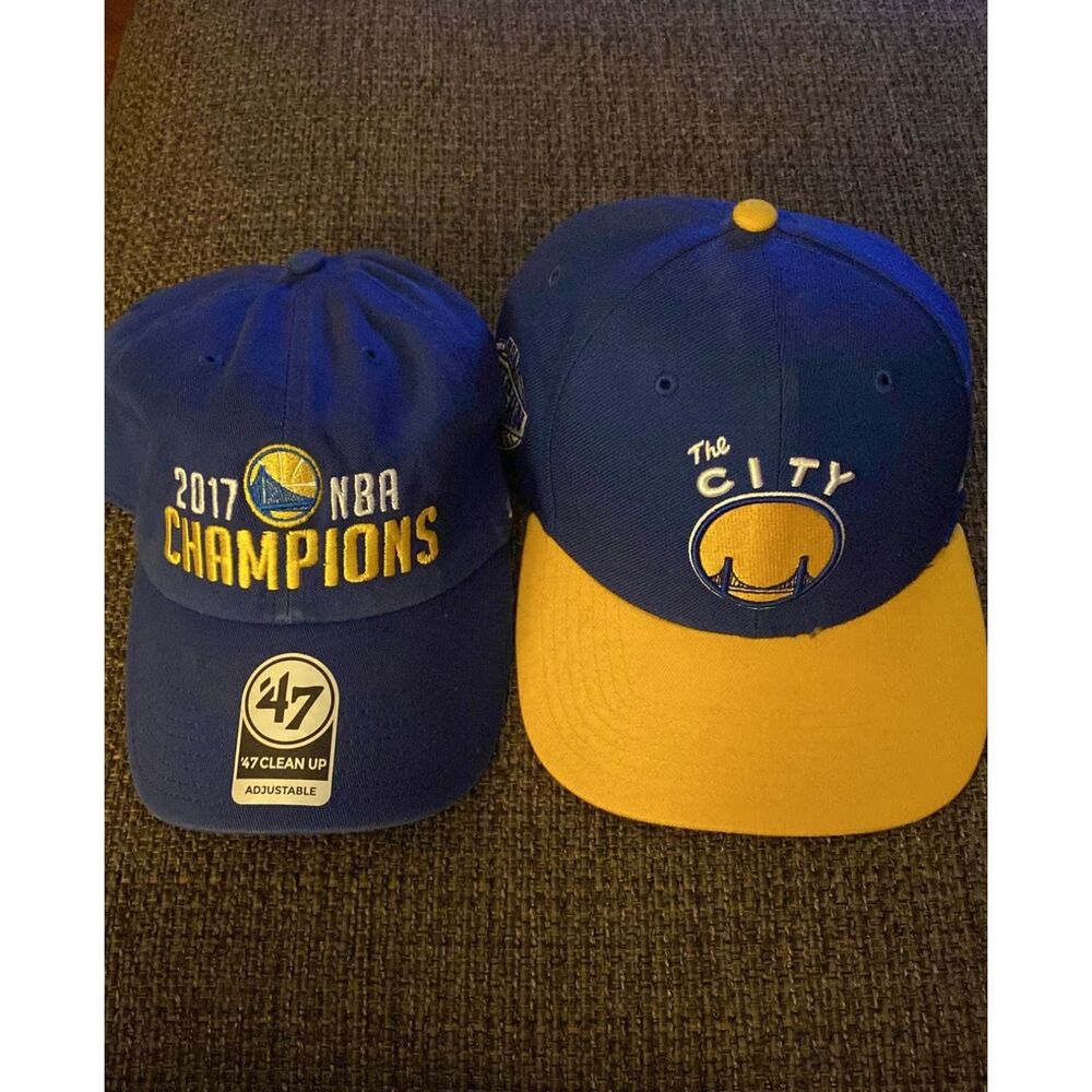 '47 Brand NBA Golden State Warriors hats - 2017 NBA champions